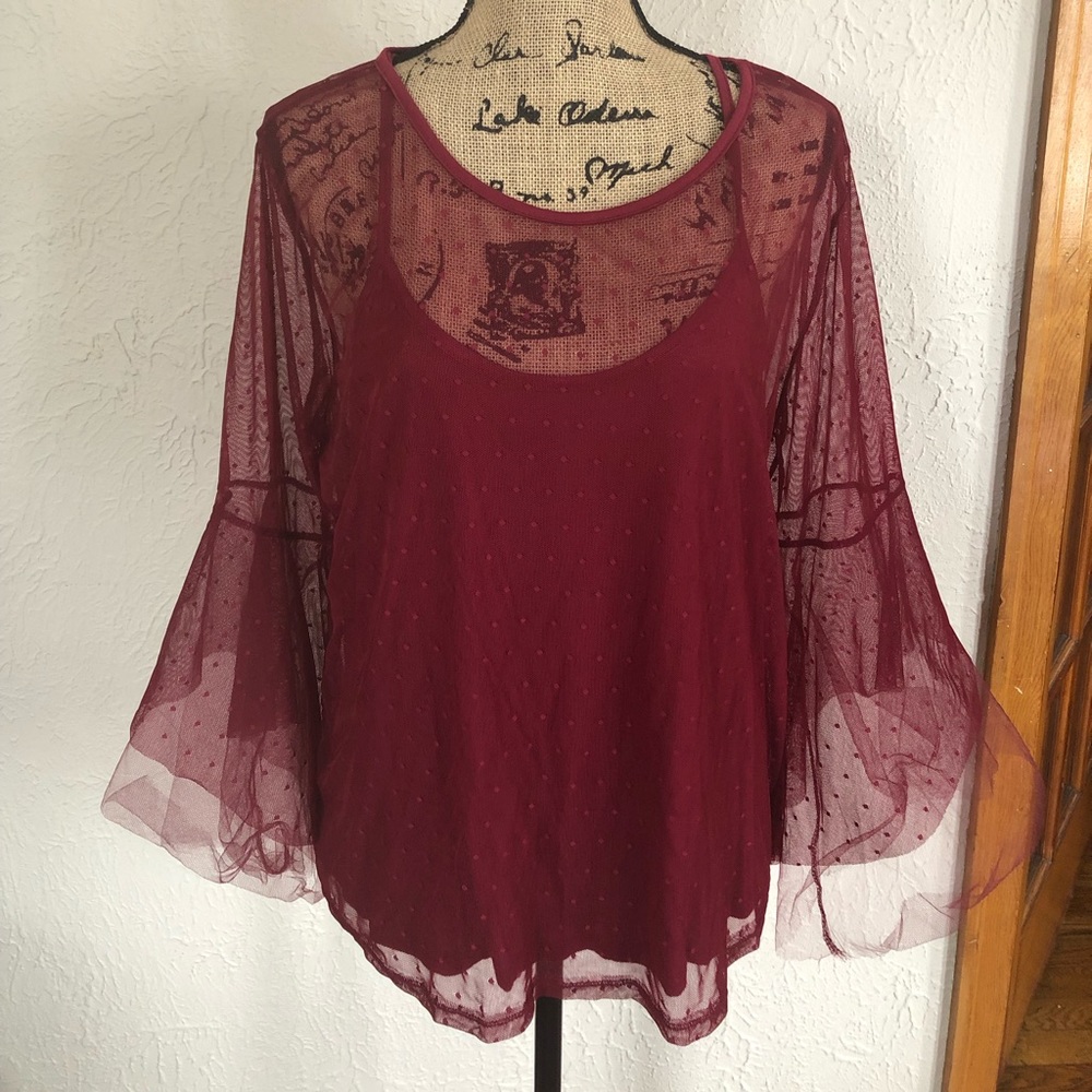 Beautiful sheer blouse